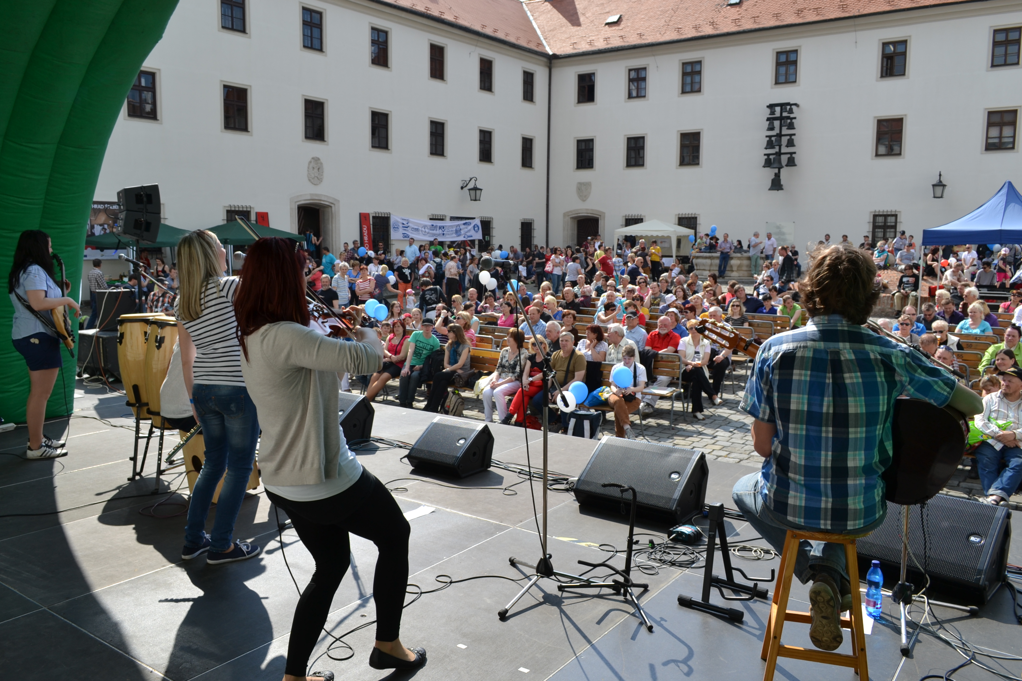 Prvomájové odpoledne - hrad Špilberk, Brno - 1. května